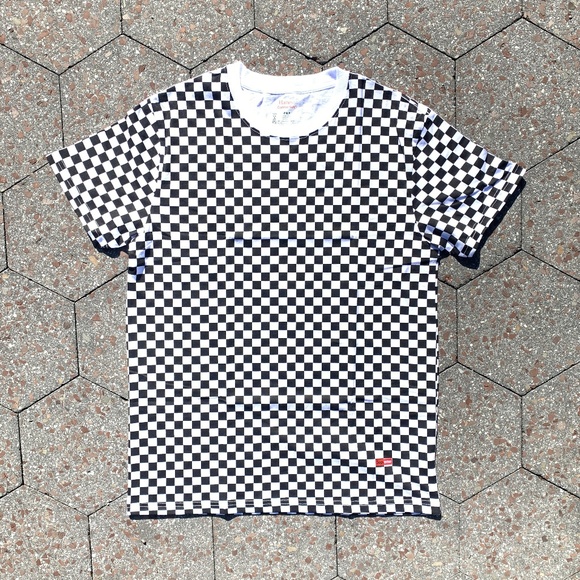 Supreme x Hanes Checkered Tee - Picture 1 of 4